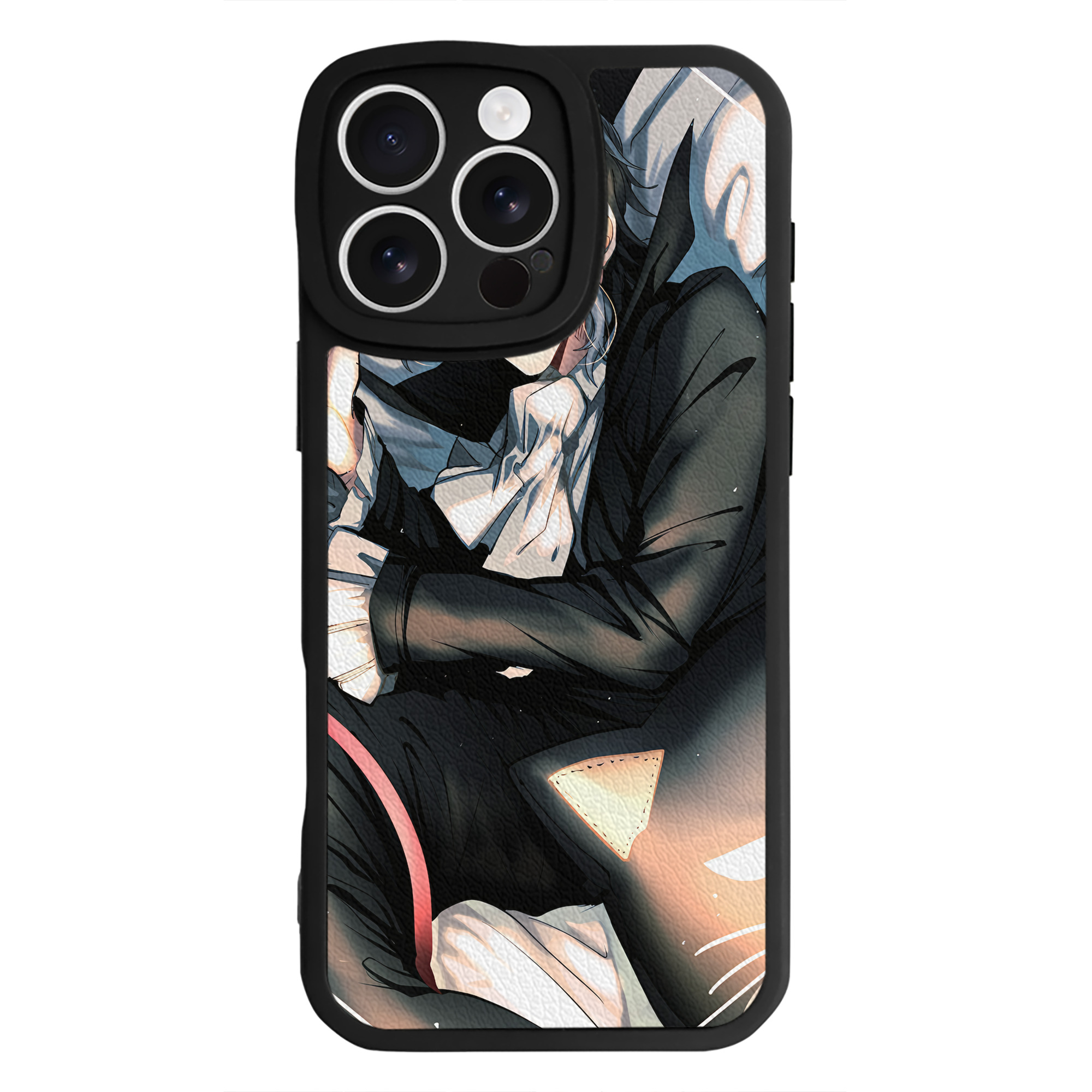 （画像用） 文豪ストレイドッグス Bungo Stray Dogs 【iPhone 16シリーズ対応】シリコンスマホケース（レザー調） 材質：シリコン